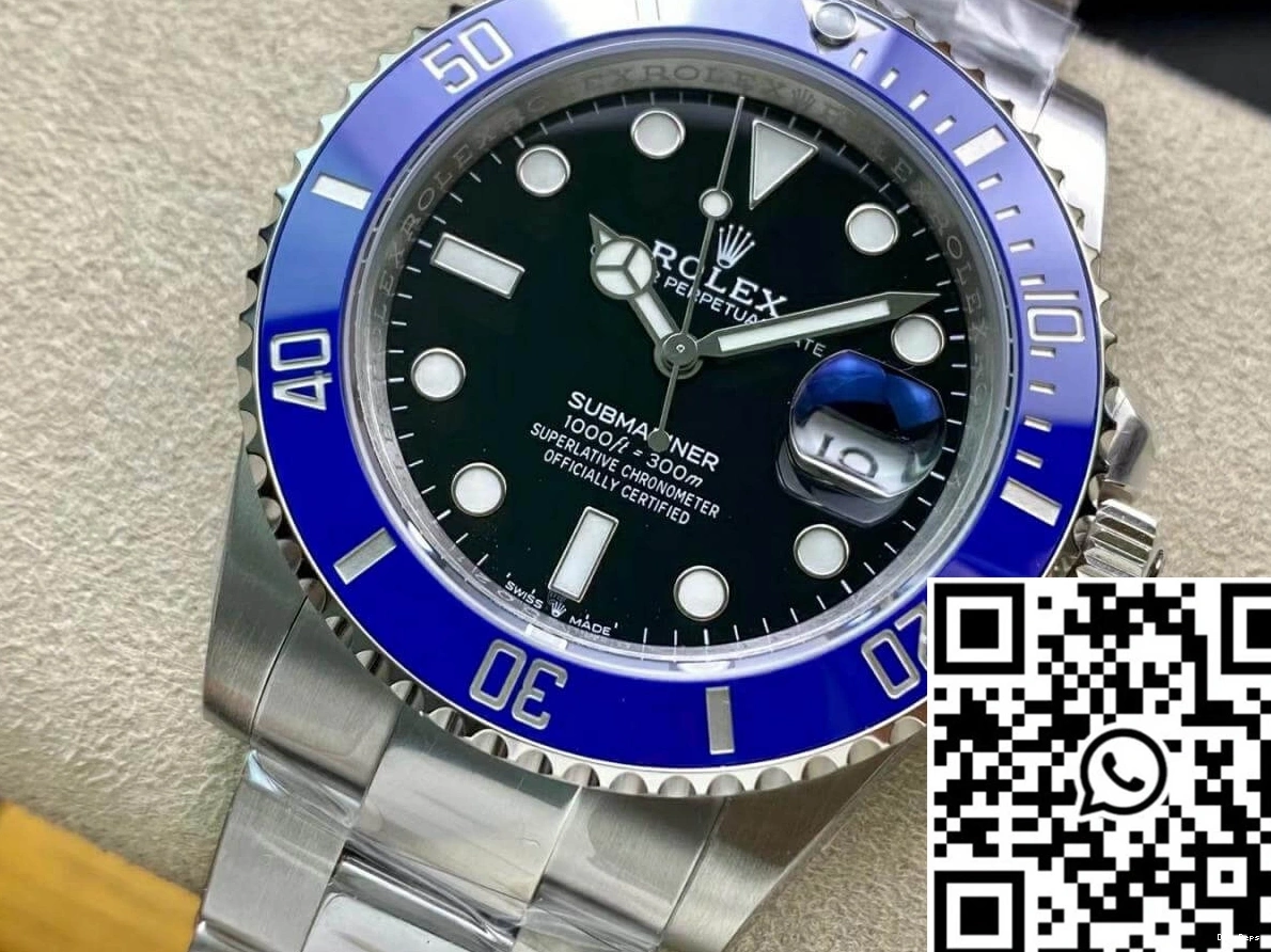 41MM M126619LB-0003 Bezel VS Factory Blue Rolex Submariner 1121